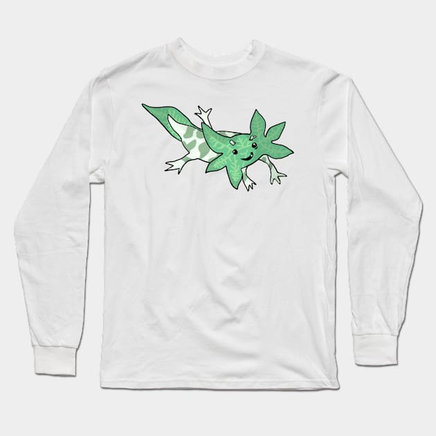 Korok Axolotl Long Sleeve T-Shirt by HeartonSleeves